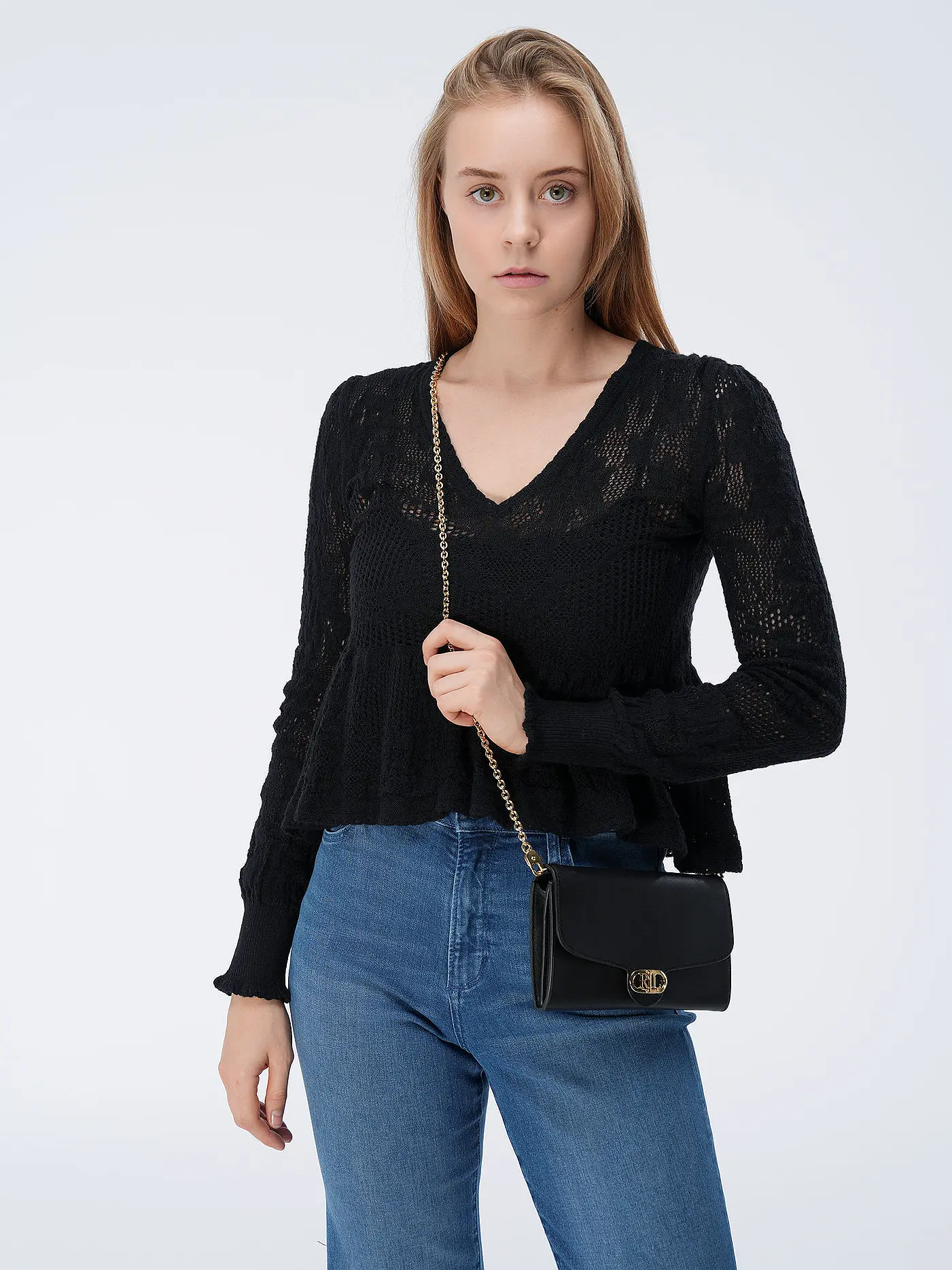 LAUREN RALPH LAUREN | Ledertasche - Umhängetasche ADAIR | 